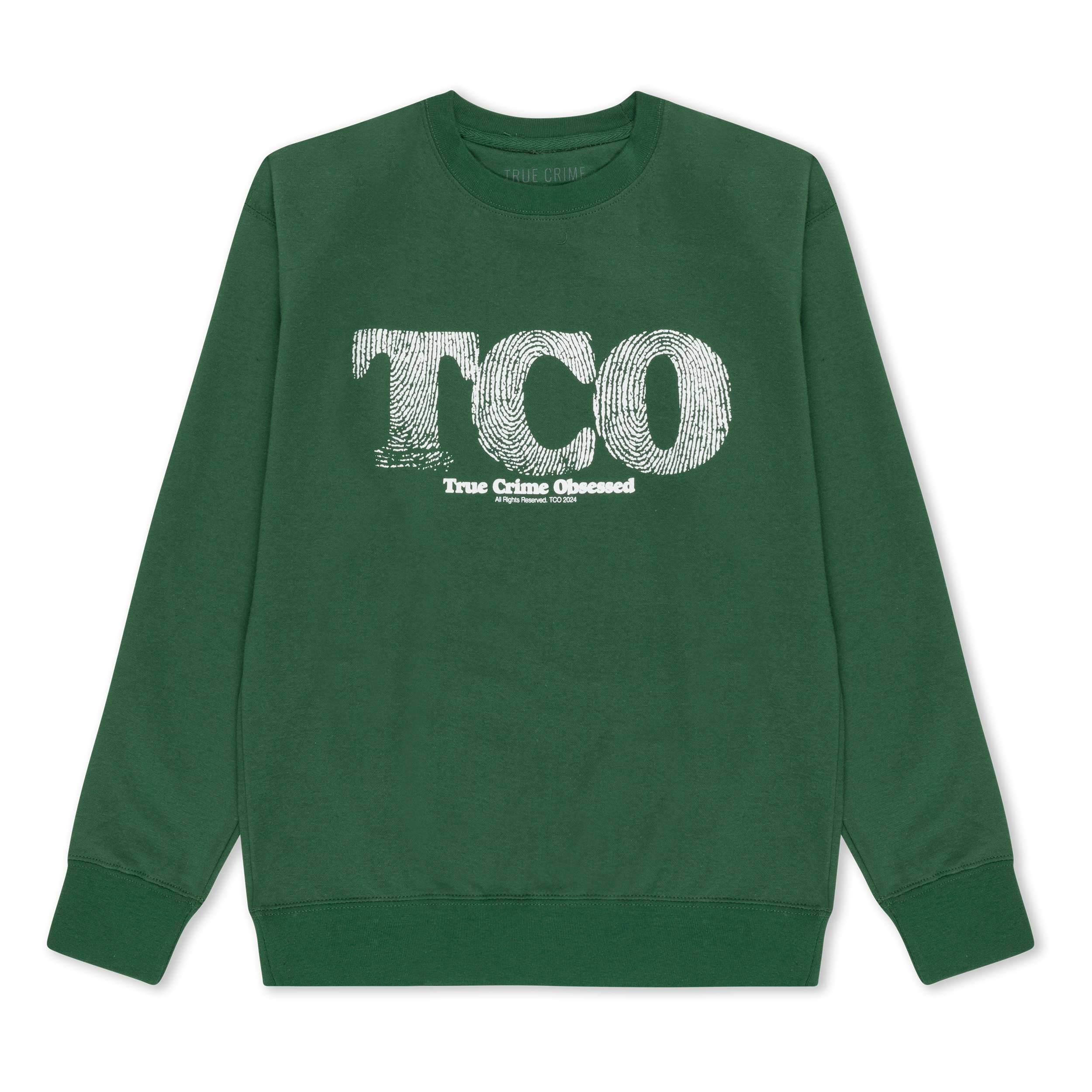 Fingerprint Green Crewneck