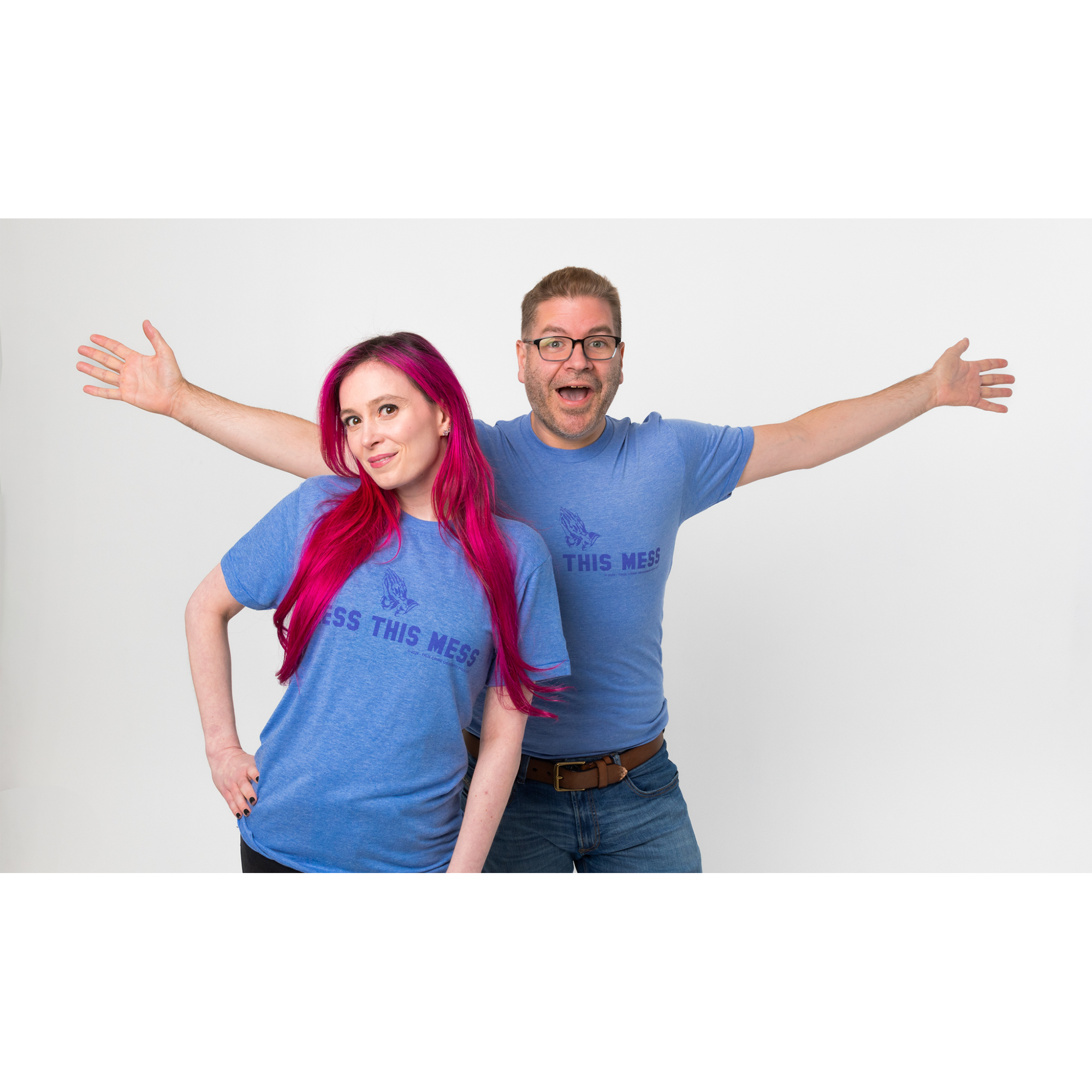 Bless This Mess Blue Tee