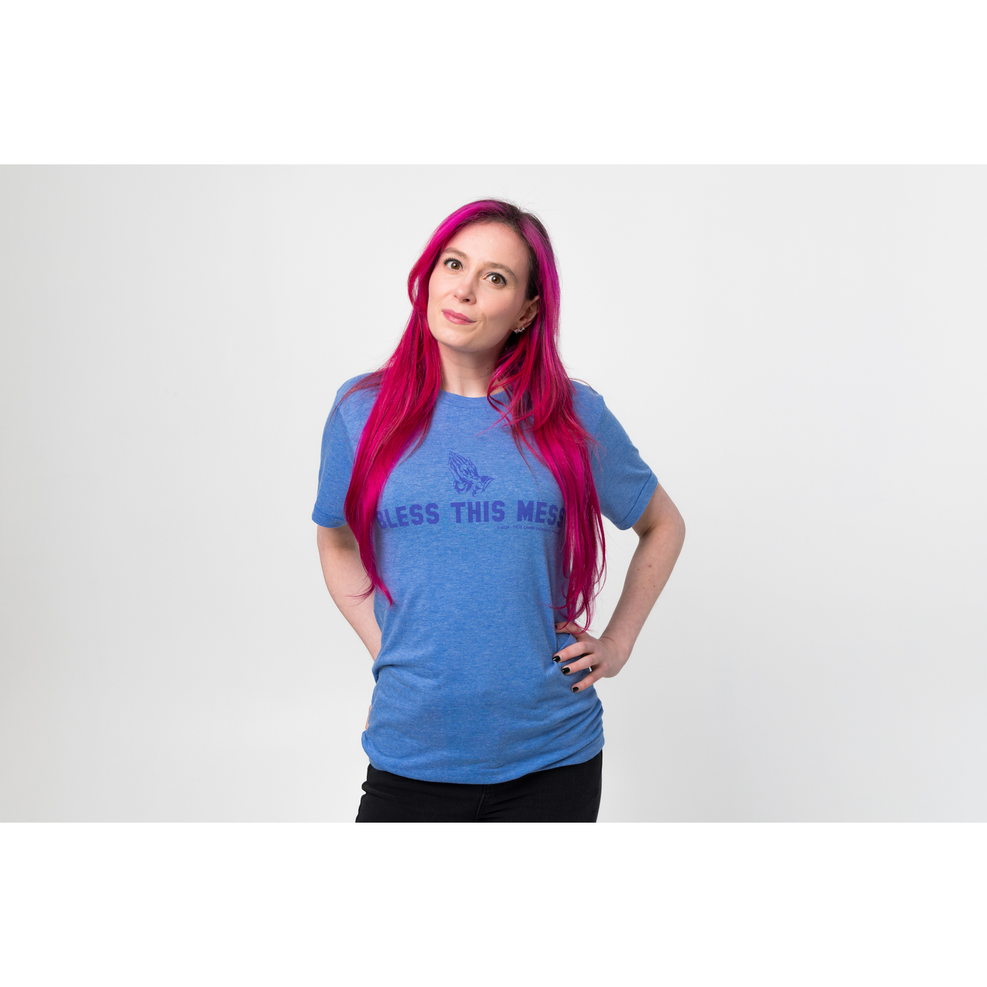 Bless This Mess Blue Tee