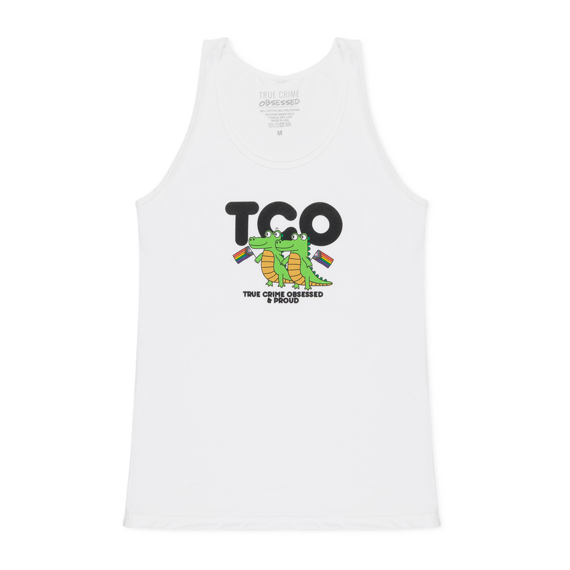 TCO Croc White Tank