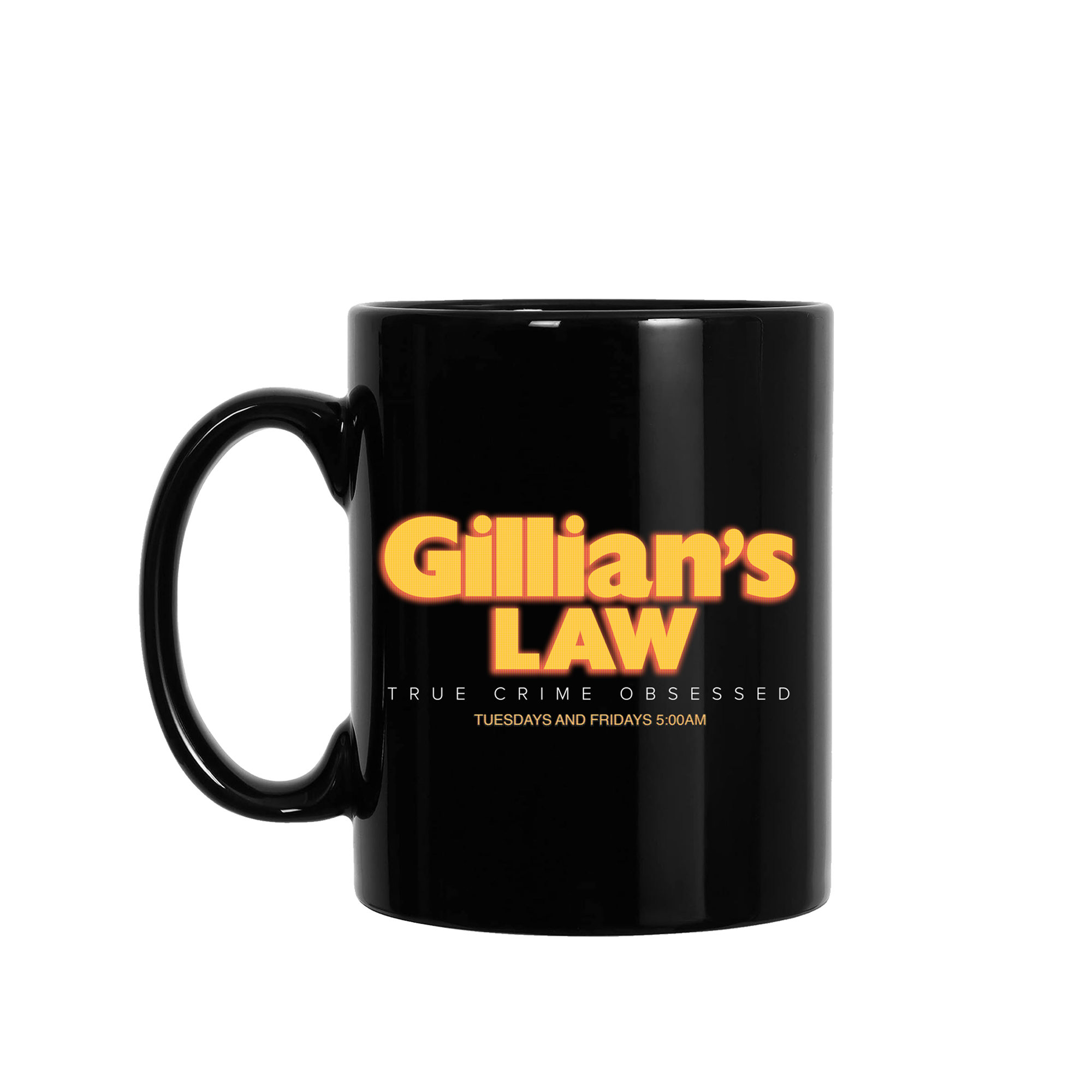 Gillian's Law Black Mug