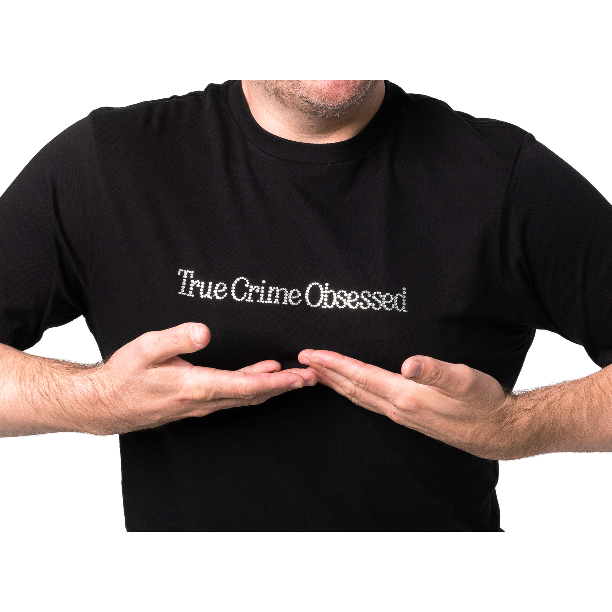 TCO Rhinestone Black Tee