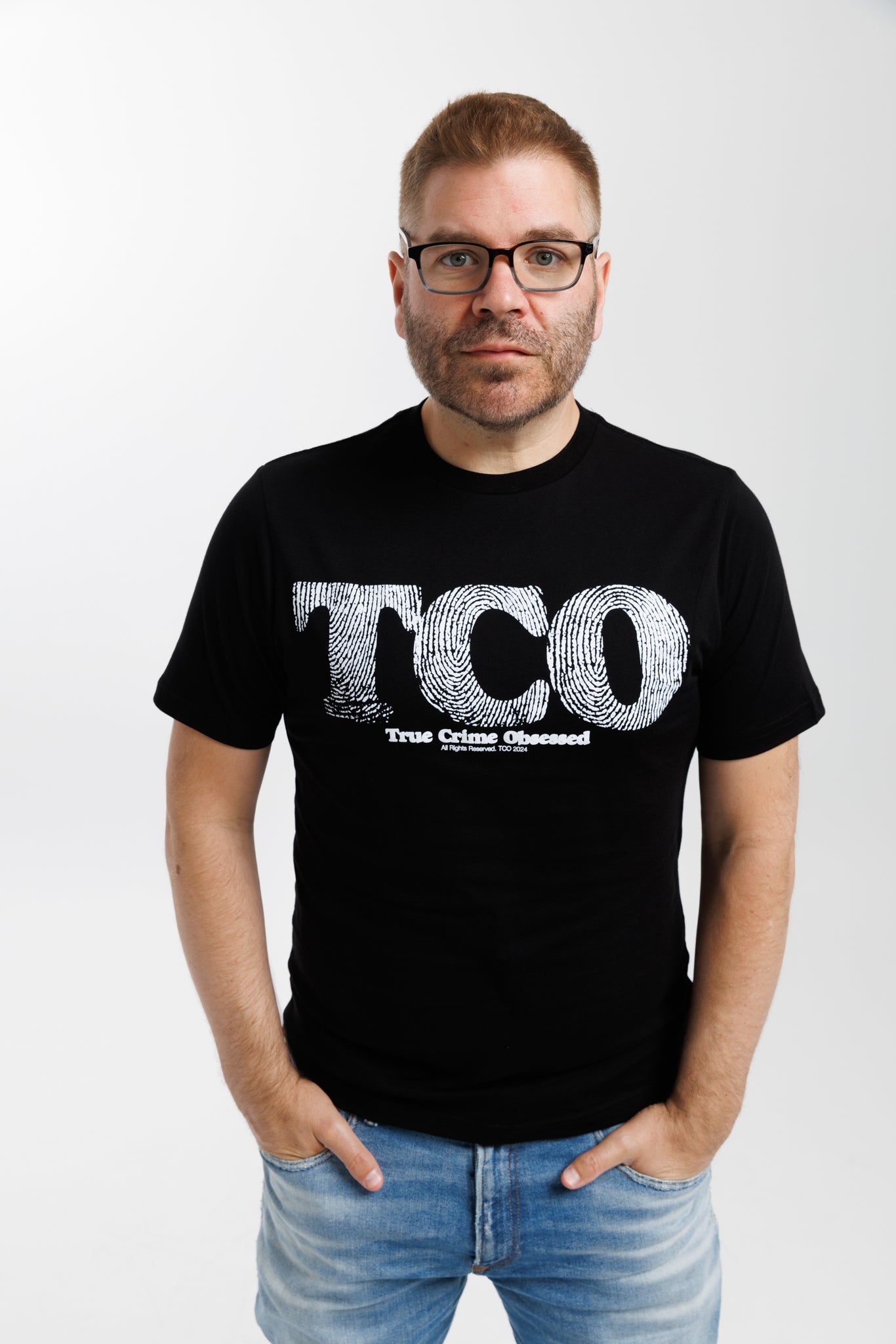 Fingerprint Black Tee