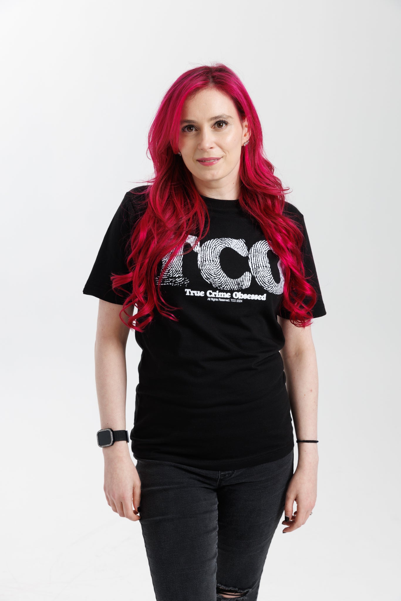 Fingerprint Black Tee