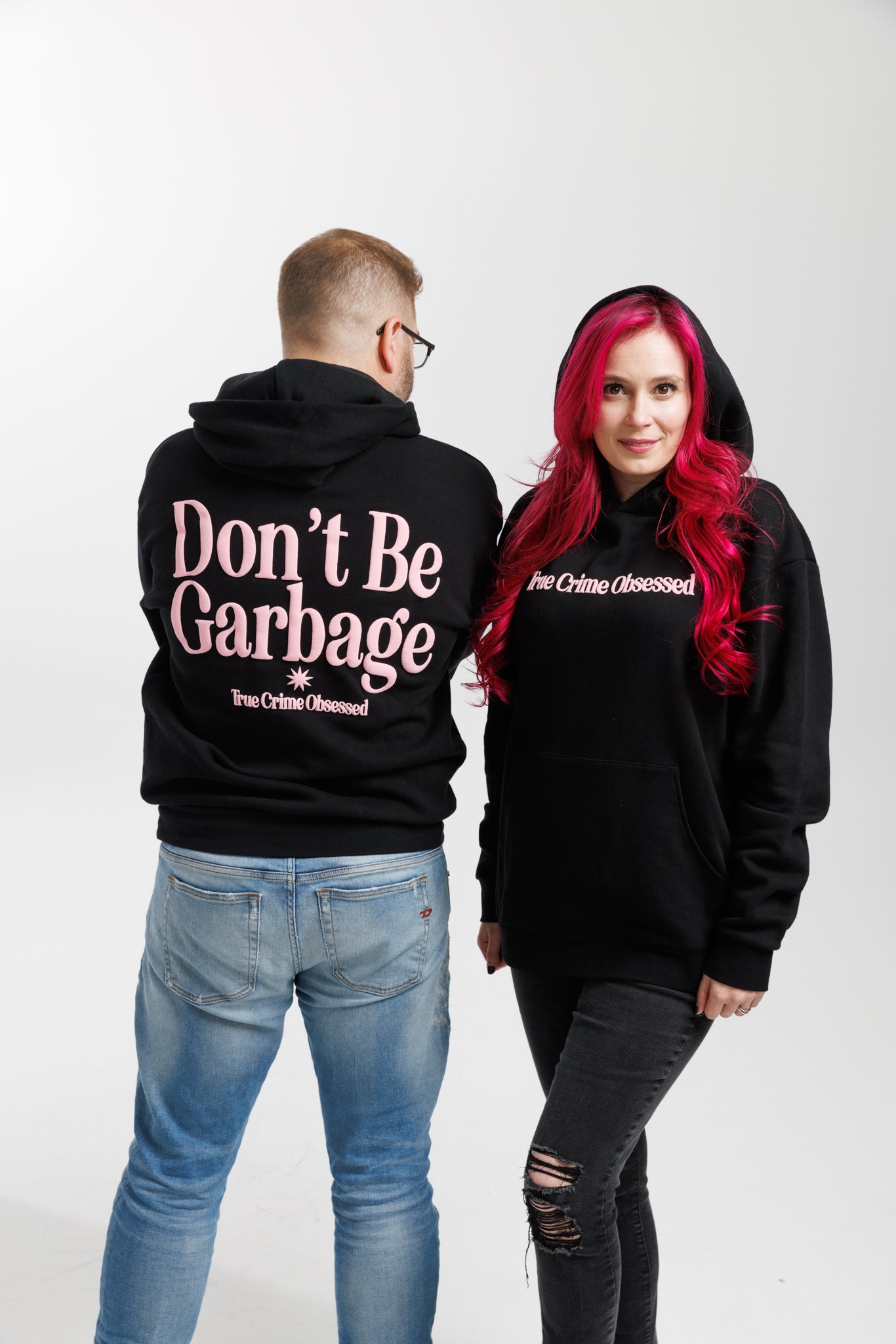 Don't Be Garbage Black Hoodie