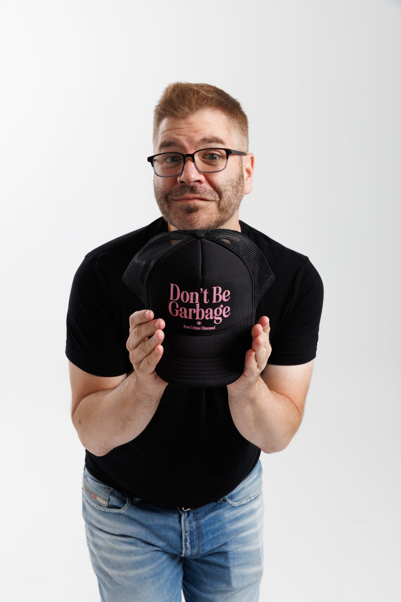 Don't Be Garbage Black Trucker