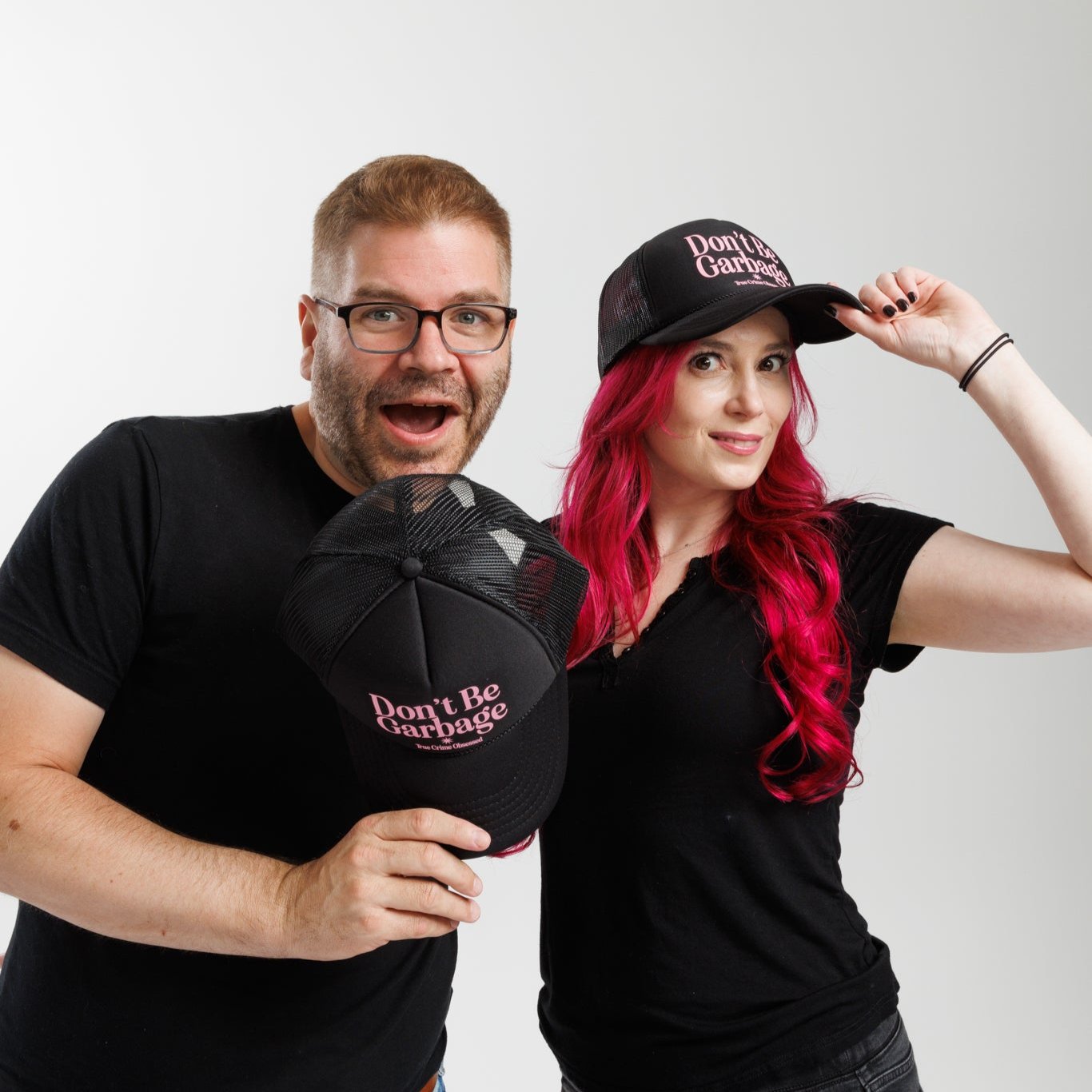 Don't Be Garbage Black Trucker